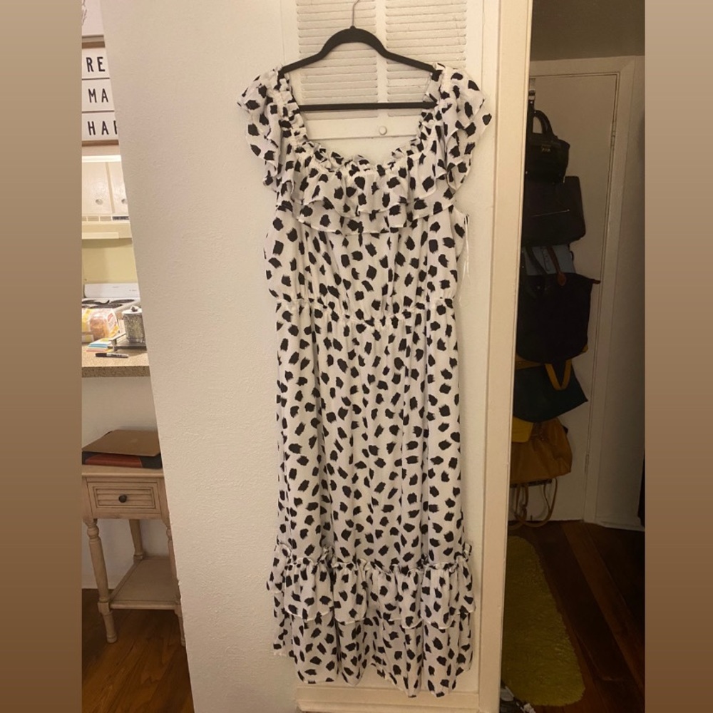 Lane Bryant | 22/24 | B/W Print Dress